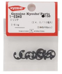 Kyosho 4.0mm E-Ring Set (10) -Kyosho sale2022 kyo1 e040 1