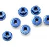 Kyosho 4x4.5mm Steel Flanged Nut (Blue) (8) -Kyosho sale2022 kyo1 n4045f b