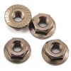 Kyosho 4x4.5mm Aluminum Flanged Locknut (Gun Metal) (4) -Kyosho sale2022 kyo1 n4045fa gm