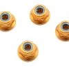 Kyosho 4x4.5mm Aluminum Flanged Locknut (Gold) (4) -Kyosho sale2022 kyo1 n4045fna g