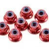 Kyosho 4x5.6mm Steel Flanged Locknut (Red) (8) -Kyosho sale2022 kyo1 n4056fn r