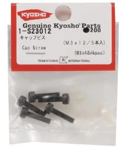 Kyosho 3x12mm Cap Head Screw (5) -Kyosho sale2022 kyo1 s23012 1