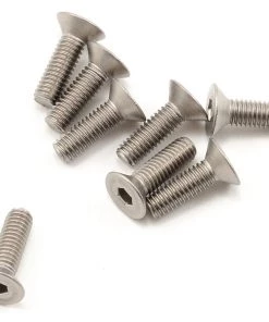 Kyosho 3x10mm Titanium Flat Head Hex Screw (8)