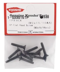 Kyosho 3x15mm Self Tapping Flat Head Screw (10) -Kyosho sale2022 kyo1 s33015tp 1
