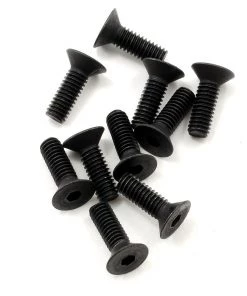 Kyosho 4x12mm Flat Head Hex Screw (10)