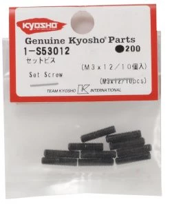 Kyosho 3x12mm Set Screw (10) -Kyosho sale2022 kyo1 s53012 1