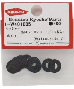 Kyosho 4x10x0.5mm Washer (10) -Kyosho sale2022 kyo1 w401005 1