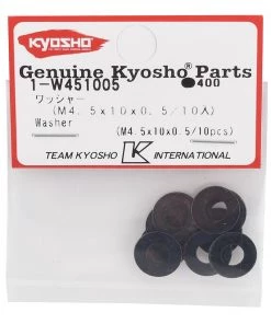 Kyosho 4.5x10x0.5mm Washer (10) -Kyosho sale2022 kyo1 w451005 1