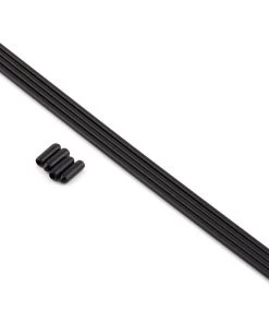 Kyosho Antenna Tubes & Antenna Caps (Black) (4)