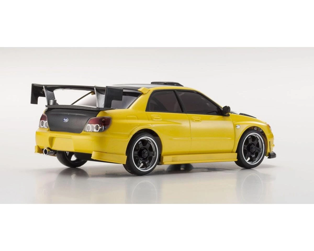 Kyosho MA-020 AWD Mini-Z ReadySet w/Subaru Impreza Body (Yellow) & 2.4GHz Radio System 4 Kyosho MA-020 AWD Mini-Z ReadySet w/Subaru Impreza Body (Yellow) & 2.4GHz Radio System - Image 2