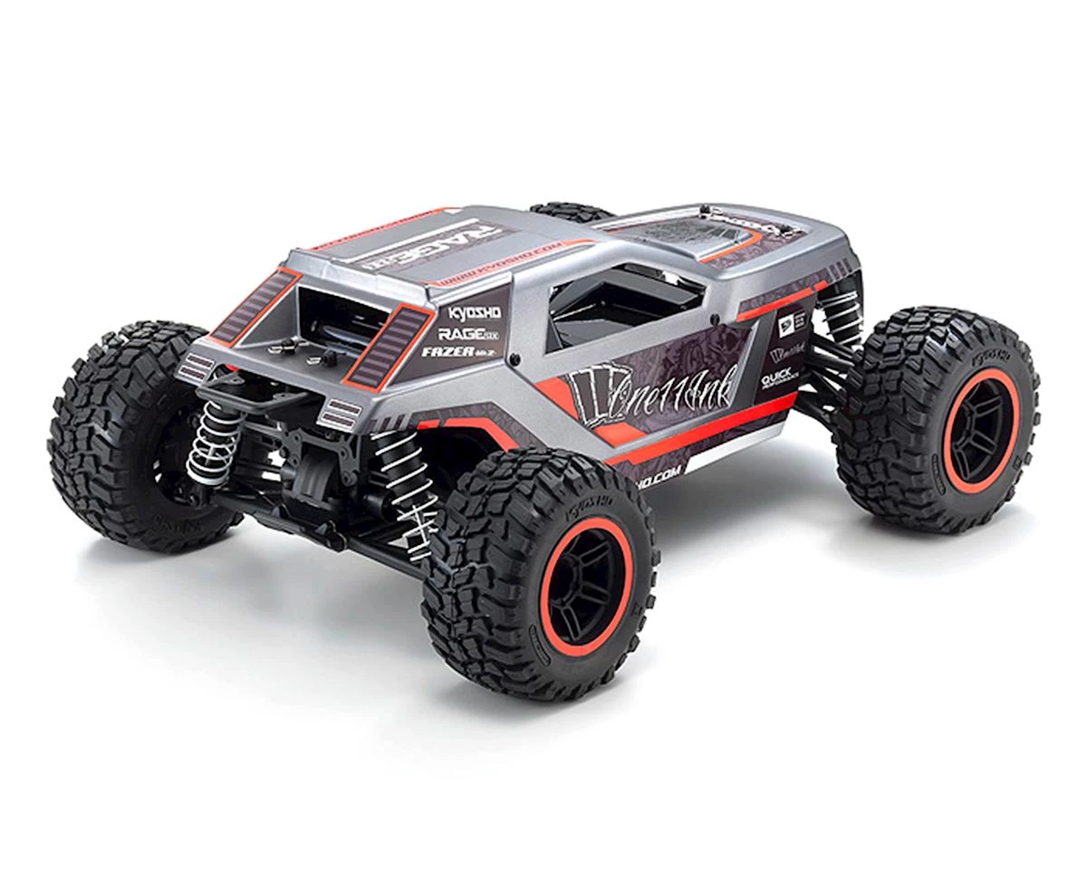 Kyosho Fazer Mk2 Rage 2.0 1/10 4WD Readyset Truck (Red) w/2.4GHz Radio 4 Kyosho Fazer Mk2 Rage 2.0 1/10 4WD Readyset Truck (Red) w/2.4GHz Radio - Image 2