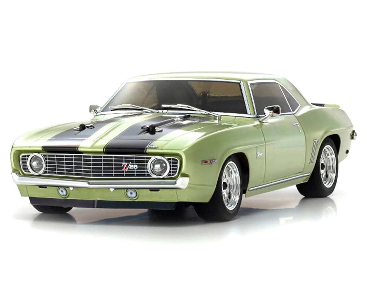Kyosho Fazer Mk2 FZ02 1969 Chevy Camaro Z/28 ReadySet (Frost Green) w/Syncro KT-231P Radio 7 Kyosho Fazer Mk2 FZ02 1969 Chevy Camaro Z/28 ReadySet (Frost Green) w/Syncro KT-231P Radio - Image 5