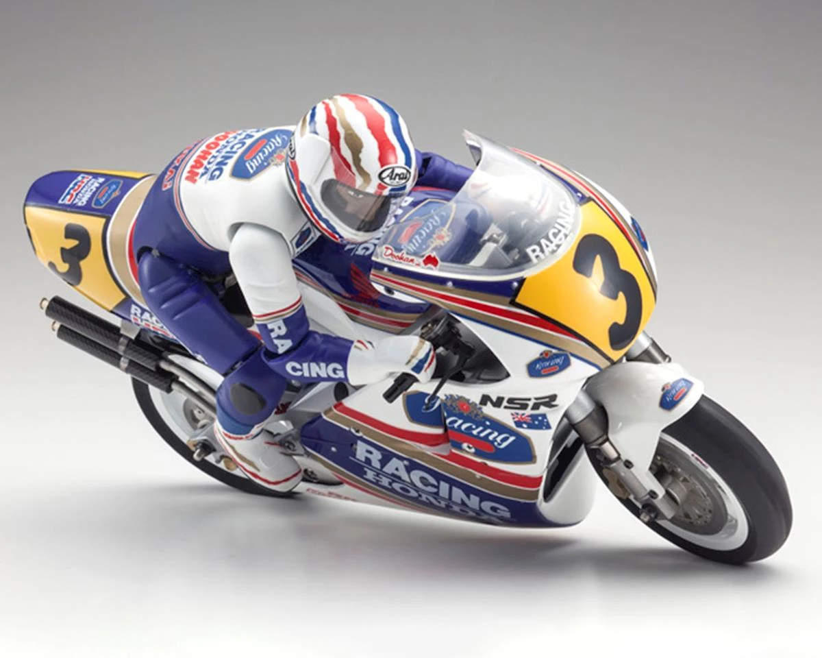 Kyosho Hang On Racer Honda NSR500 Electric 1/8 Motorcycle Kit 3 Kyosho Hang On Racer Honda NSR500 Electric 1/8 Motorcycle Kit