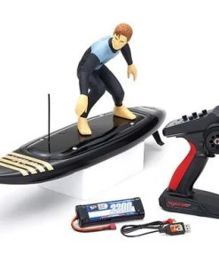 Kyosho RC Surfer 4 Electric Surfboard (Black) w/KT-231P 2.4GHz Transmitter, Battery & Charger