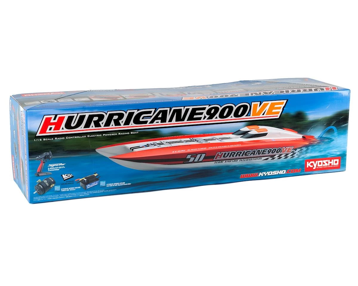 Kyosho Hurricane 900VE ReadySet Brushless Catamaran w/2.4GHz Transmitter 6 Kyosho Hurricane 900VE ReadySet Brushless Catamaran w/2.4GHz Transmitter - Image 4