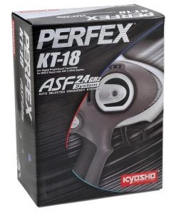 Kyosho Perfex KT-18 2 Channel 2.4GHz Transmitter -Kyosho sale2022 kyo82001ebk b 1