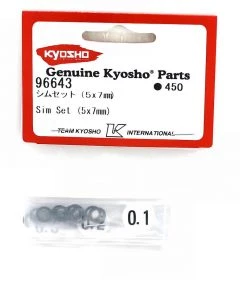 Kyosho 5x7mm Shim Set -Kyosho sale2022 kyo96643 1