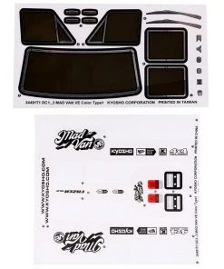 Kyosho Mad Van VE Body Set (Clear) -Kyosho sale2022 kyofab503 3