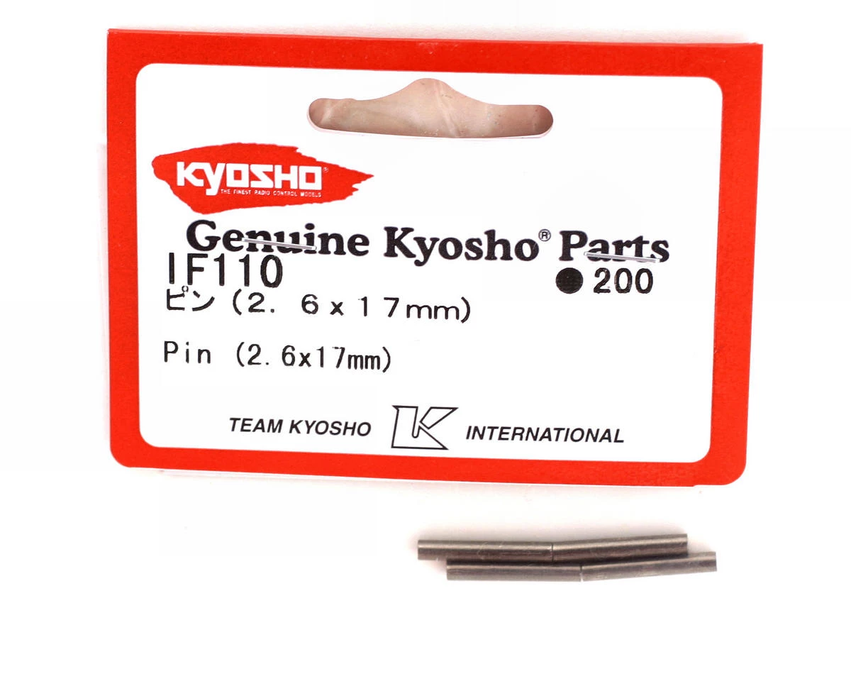 Kyosho 2.6x17mm Wheel Pins (4) 4 Kyosho 2.6x17mm Wheel Pins (4) - Image 2