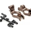 Kyosho Aluminum Front Hub Carrier Set (Gunmetal)