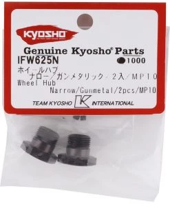 Kyosho MP10 TKI2 17mm Narrow Wheel Hubs (Gunmetal) (2) -Kyosho sale2022 kyoifw625n 1