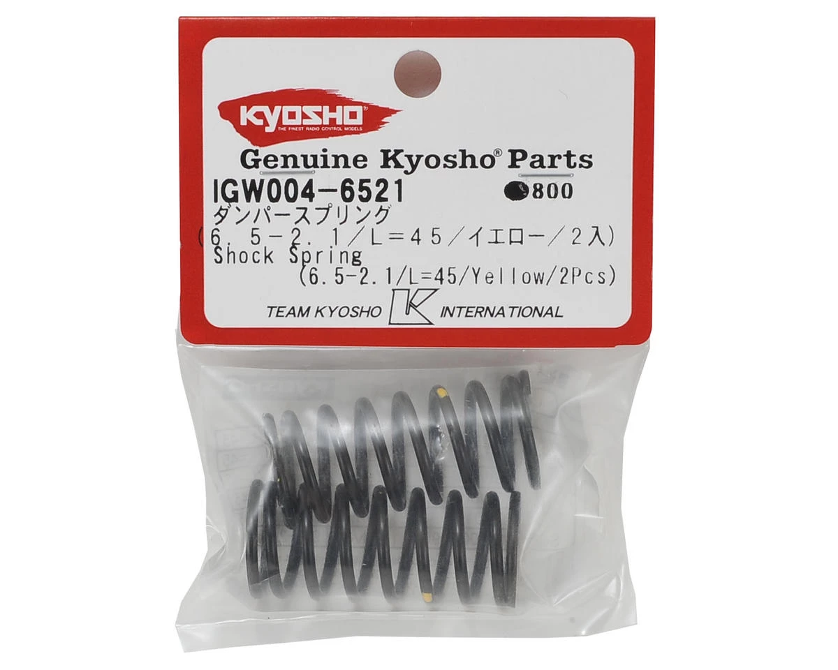 Kyosho Shock Spring (2) (6.5-2.1/L=45) (Yellow) 4 Kyosho Shock Spring (2) (6.5-2.1/L=45) (Yellow) - Image 2