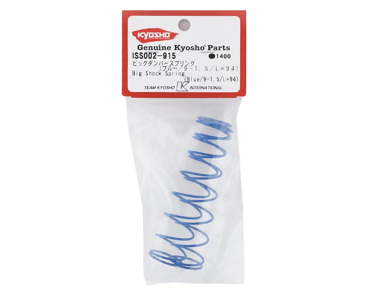 Kyosho 94mm Big Bore Shock Spring (Blue) (2) 4 Kyosho 94mm Big Bore Shock Spring (Blue) (2) - Image 2