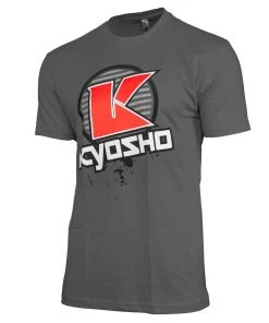 Kyosho "K Circle" Short Sleeve T-Shirt (Grey) (2XL)