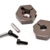 Kyosho Clamping Wheel Hub Set (Gunmetal) (2) -Kyosho sale2022 kyolaw30gm
