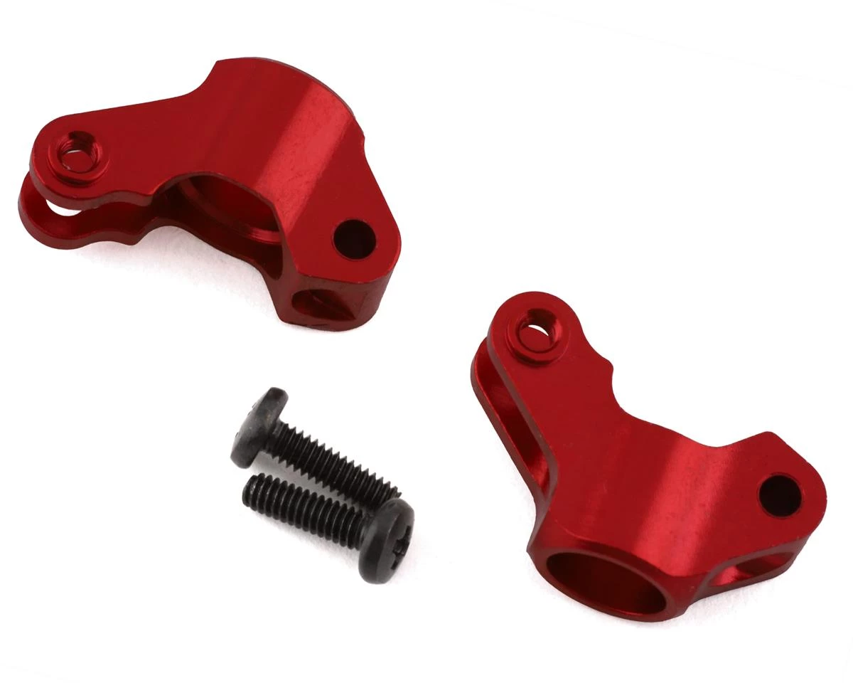 Kyosho MB-010 Aluminum Rear Hub Carrier (Red) (2) 3 Kyosho MB-010 Aluminum Rear Hub Carrier (Red) (2)