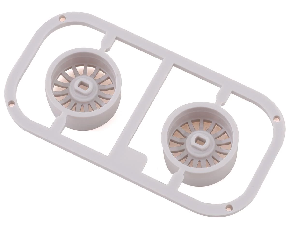 Kyosho Mini-Z AWD Multi Wheel (White) (2) (Wide/+1.0 Offset) 4 Kyosho Mini-Z AWD Multi Wheel (White) (2) (Wide/+1.0 Offset) - Image 2