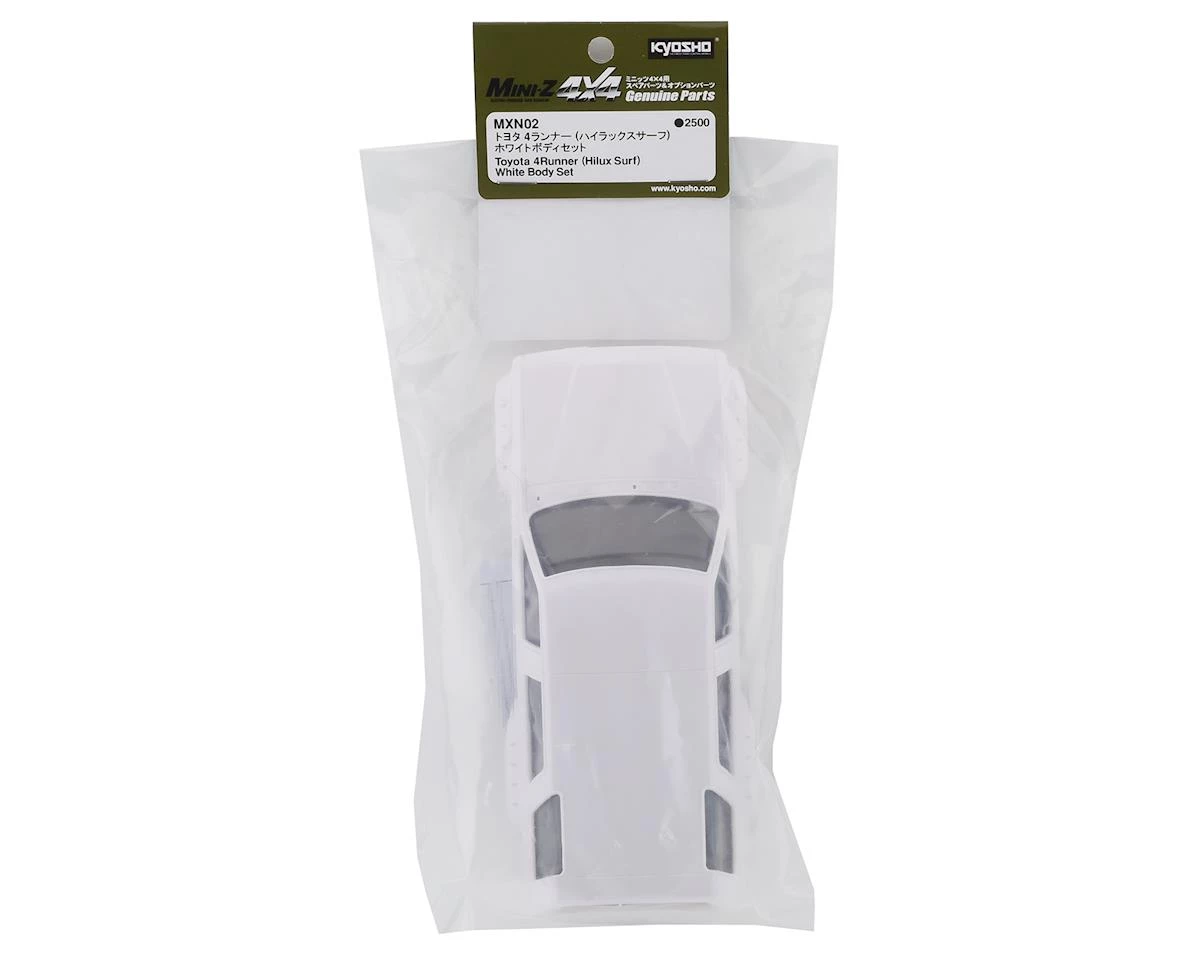 Kyosho MX-01 Toyota 4Runner Body Set (White) 4 Kyosho MX-01 Toyota 4Runner Body Set (White) - Image 2