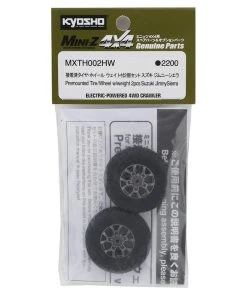 Kyosho MX-01 Jimny Sierra Pre-Mounted Tire & Wheels w/Weight (2) -Kyosho sale2022 kyomxth002hw 2