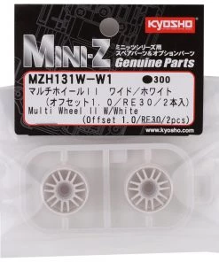 Kyosho Mini-Z Rays RE30 Multi Wheel II (White) (2) (Wide/+1.0 Offset) -Kyosho sale2022 kyomzh131w w1 2