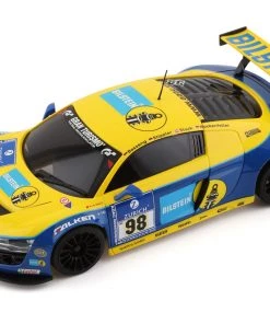 Kyosho Mini-Z MR-03 RWD Audi R8 2010 LMS NBR No.98 Autoscale Body (Yellow/Blue)