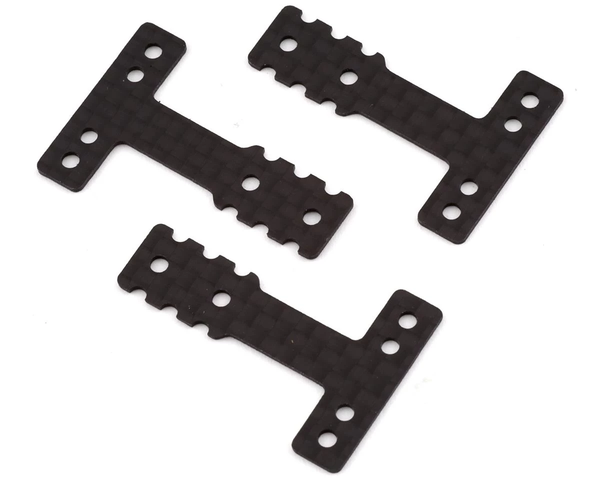 Kyosho RM/HM-Type Carbon Rear Suspension Plate Set (Soft) 3 Kyosho RM/HM-Type Carbon Rear Suspension Plate Set (Soft)