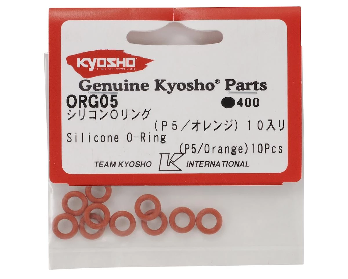 Kyosho Silicone O-Ring Set (P5/Orange) (10) 4 Kyosho Silicone O-Ring Set (P5/Orange) (10) - Image 2
