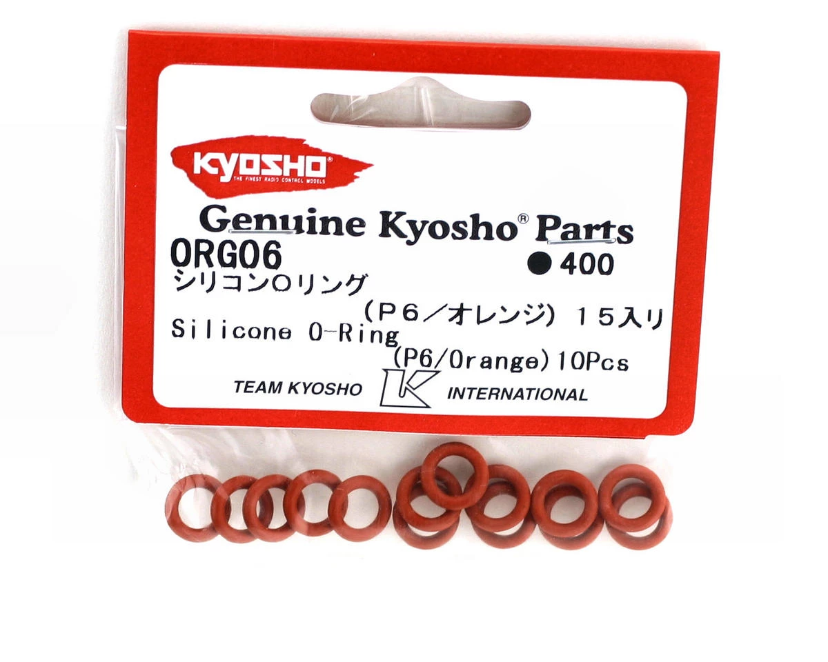 Kyosho P6 Orange Differential O-Rings (15) 4 Kyosho P6 Orange Differential O-Rings (15) - Image 2
