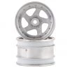 Kyosho Optima 43mm 5 Spoke Wheels (Satin Chrome) (2) -Kyosho sale2022 kyooth244sc