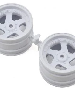 Kyosho Optima 5 Spoke Wheel (White) (2)