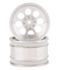 Kyosho Optima 8 Hole 50mm Wheel w/12mm Hex (Chrome) (2)
