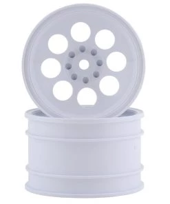 Kyosho Optima 8 Hole 50mm Wheel w/12mm Hex (White) (2)