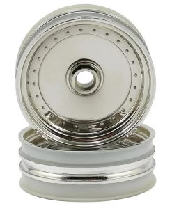 Kyosho Dish Front Wheel (2) (Chrome)