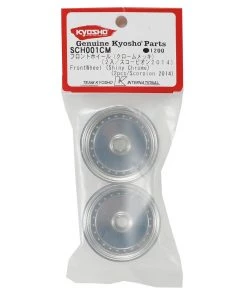 Kyosho Dish Front Wheel (2) (Chrome) -Kyosho sale2022 kyosch001cm 2