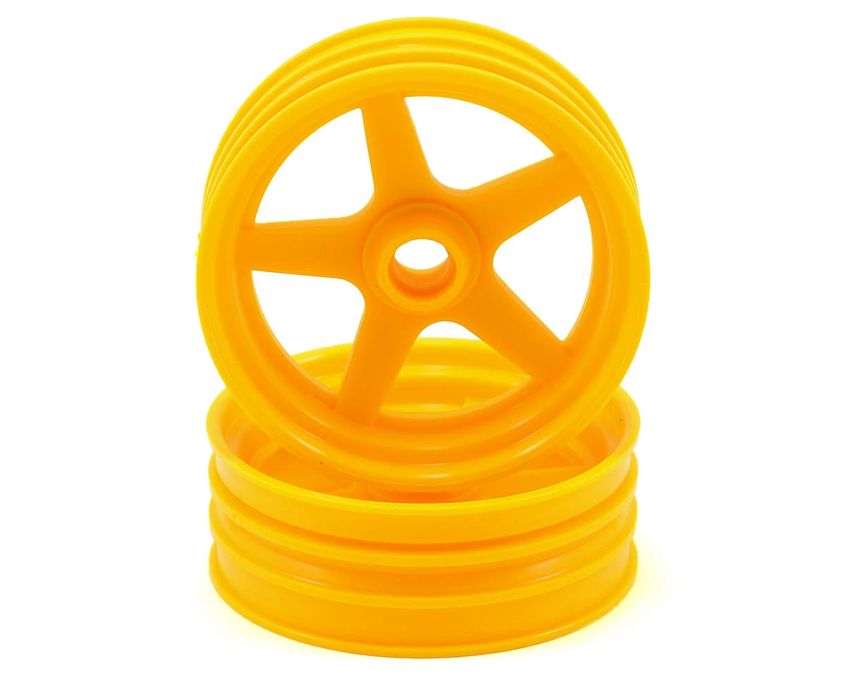 Kyosho 5-Spoke Front Wheel (2) (Yellow) 3 Kyosho 5-Spoke Front Wheel (2) (Yellow)