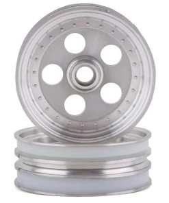 Kyosho Tomahawk Front Wheels (Satin Chrome) (2)