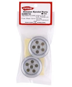 Kyosho Tomahawk Front Wheels (Satin Chrome) (2) -Kyosho sale2022 kyosch007sc 3