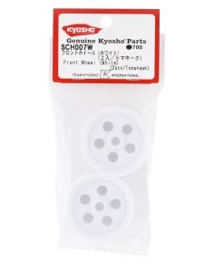 Kyosho Tomahawk Front Wheels (White) (2) -Kyosho sale2022 kyosch007w 2