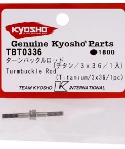 Kyosho MP10 3x36mm Titanium Turnbuckle -Kyosho sale2022 kyotbt0336 1