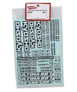 Kyosho RB7 Decal Sheet -Kyosho sale2022 kyoumd05 1